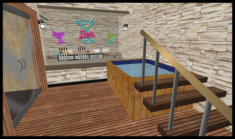 Hot Tub & Bar